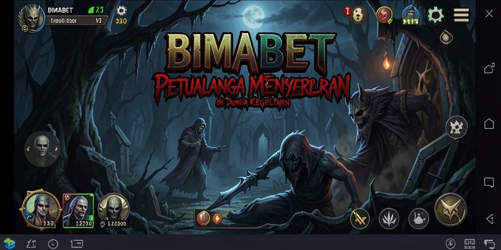 Screenshot gameplay BIMABET menampilkan momen ketegangan yang menakutkan.