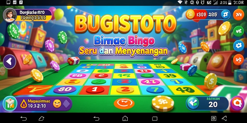 Tampilan gameplay menarik dari game Bingo BUGISTOTO.
