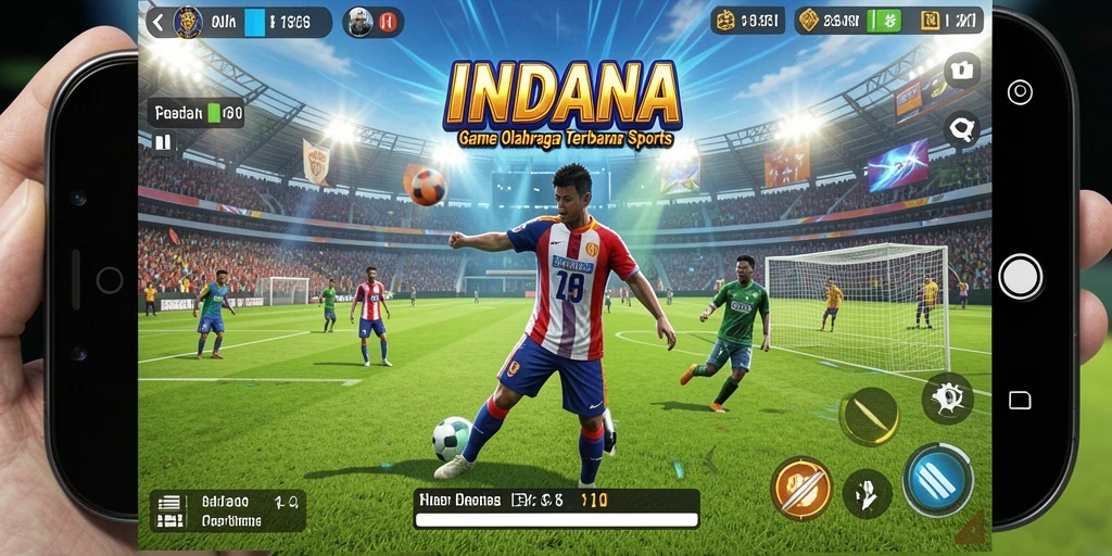 Screenshot gameplay menunjukkan serunya berlaga di INDAAA.