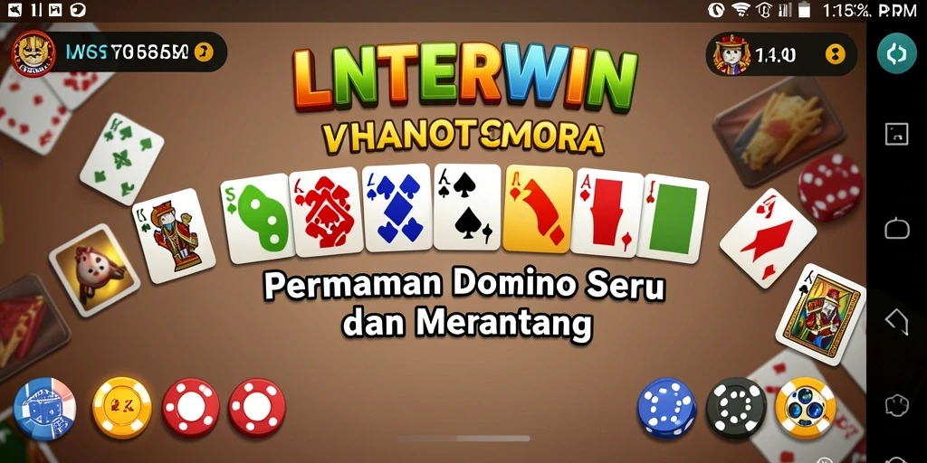 Screenshot LNTERWIN menampilkan gameplay seru dan interaksi pemain.