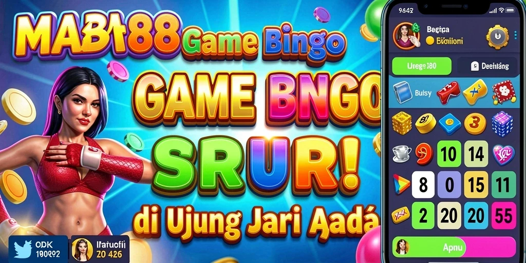 Tampilan gameplay seru dari MABAR88 dengan suasana Bingo yang menyenangkan.