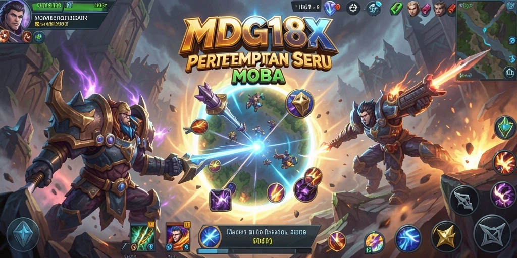 Tampilan gameplay seru dalam MDG188 dengan karakter yang dinamis.