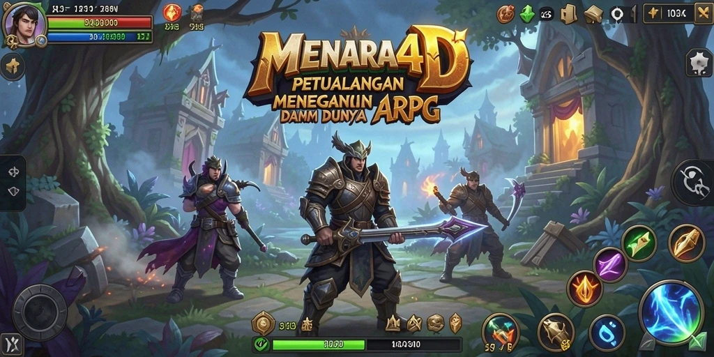 Gameplay seru di MENARA4D dengan grafik menakjubkan.