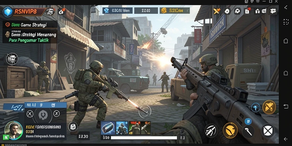 Tampilan gameplay mendebarkan di RSNVIP8 dengan strategi menarik.