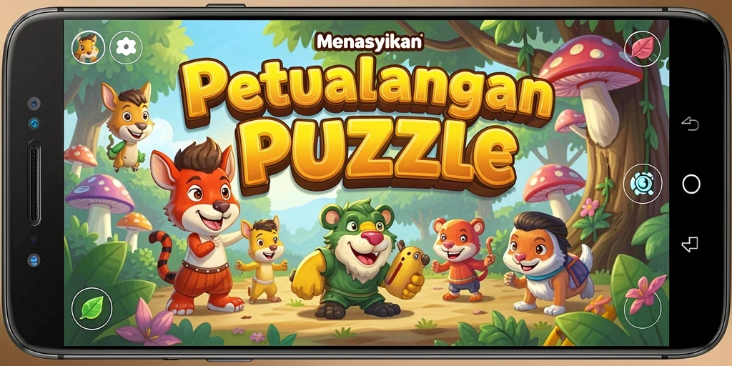 Screenshot gameplay T6 menampilkan tantangan puzzle yang menarik.