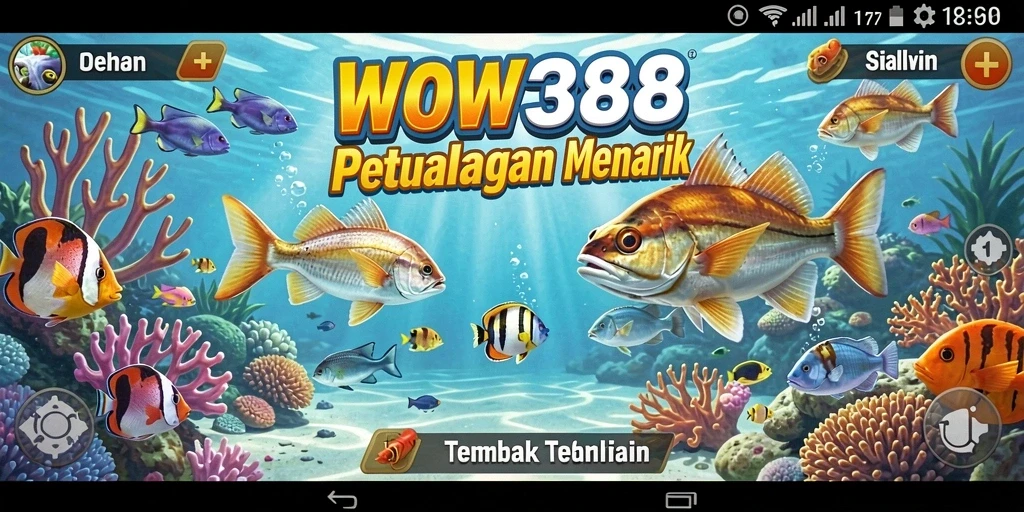 Tampilan gameplay WOW388 yang penuh warna dan menarik.